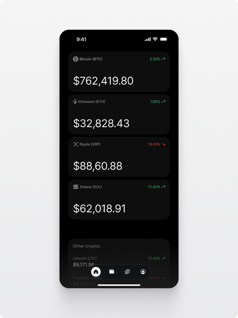 Cryptocurrency Wallet Design